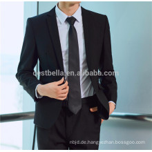 Bräutigam Tuxedos Hochwertige schwarze Anzüge Hochzeit Business Herren Anzüge Bräutigam Wear Jacket + Pants Zwei-Stücke